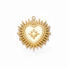 Wholesale Jewelry Stainless Steel Geometric Sunlight Moon Star Goldplated Pendant Accessories