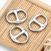 Wholesale Jewelry Stainless Steel Geometric Vacuum Color Retaining Electroplated Diy Buckle Bracelet Necklace Accessories