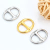 Wholesale Jewelry Stainless Steel Geometric Vacuum Color Retaining Electroplated Diy Buckle Bracelet Necklace Accessories