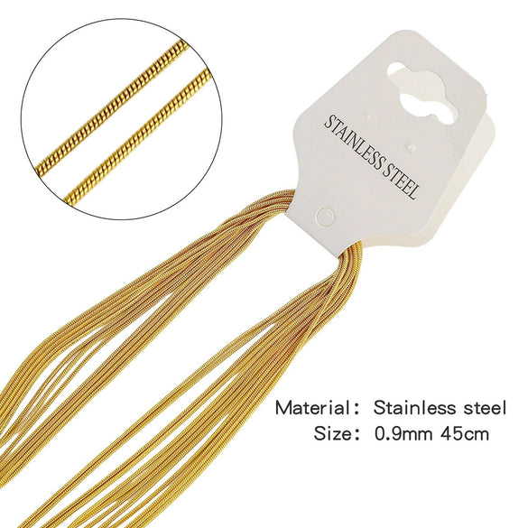 Wholesale Jewelry Stainless Steel Geometric Wave O Word Chain Electroplating Unisex Diy Handmade Decoration Materials