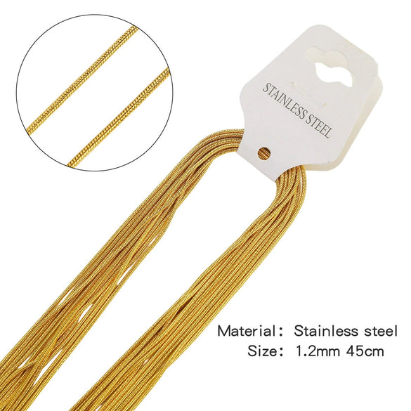 Wholesale Jewelry Stainless Steel Geometric Wave O Word Chain Electroplating Unisex Diy Handmade Decoration Materials