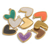 Wholesale Jewelry Stainless Steel Gold Enamel Oil Drop Love Pendant Accessories