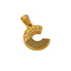 Wholesale Jewelry Stainless Steel Gold Plated English Letter Pendant Necklace