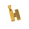 Wholesale Jewelry Stainless Steel Gold Plated English Letter Pendant Necklace