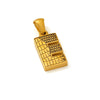 Wholesale Jewelry Stainless Steel Gold Plated English Letter Pendant Necklace