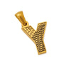 Wholesale Jewelry Stainless Steel Gold Plated English Letter Pendant Necklace