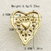 Wholesale Jewelry Stainless Steel Gold Plated Heartshaped Ring For Women
