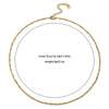 Wholesale Jewelry Stainless Steel Goldplated Geometric Star Snake Bone Chain Necklace For Women