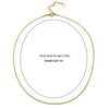 Wholesale Jewelry Stainless Steel Goldplated Geometric Star Snake Bone Chain Necklace For Women