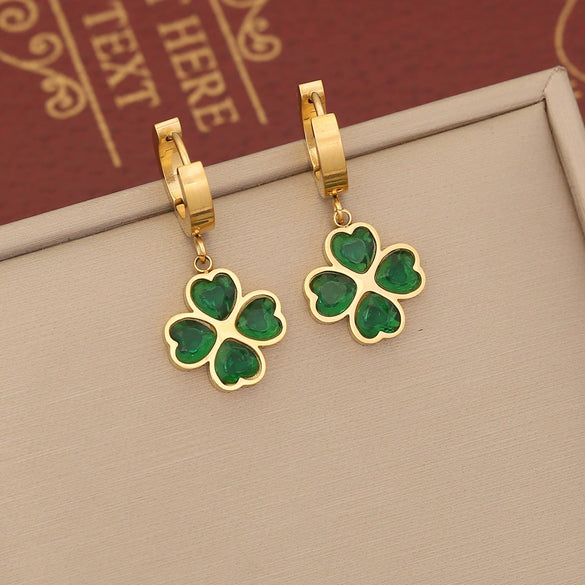 Wholesale Jewelry Stainless Steel Heart Fashion Double Chain Long Tassel Necklace With Electroplating