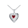 Wholesale Jewelry Stainless Steel Heart Shape Electroplated Pendant Necklace For Women