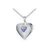 Wholesale Jewelry Stainless Steel Heart Shape Electroplated Pendant Necklace For Women