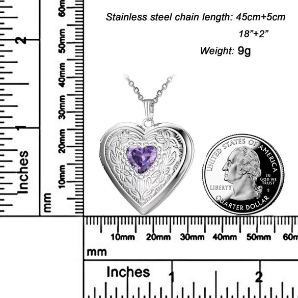 Wholesale Jewelry Stainless Steel Heart Shape Electroplated Pendant Necklace For Women