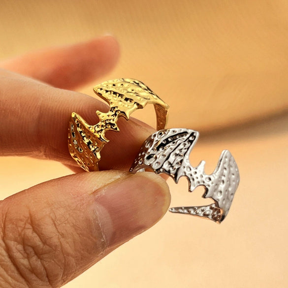 Wholesale Jewelry Stainless Steel Heart Shape Geometric Natural Style Electroplated Men's Ring