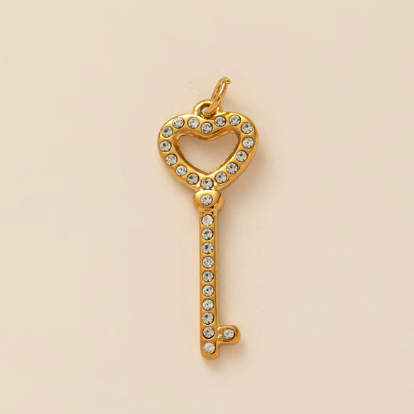 Wholesale Jewelry Stainless Steel Heart Shape Pendant Necklace And Bracelet With Electroplating And Rainbow Star Love Moon Key Scorpion Aircraft Design