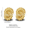 Wholesale Jewelry Stainless Steel Heartshaped Flower Geometric Earrings With Stamping