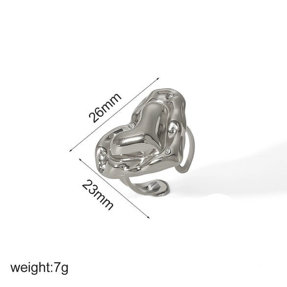Wholesale Jewelry Stainless Steel Highend Geometric And Heart Shape Diamondencrusted Electroplated Earrings For Women