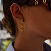 Wholesale Jewelry Stainless Steel 18K Geometric Electroplating Ocean Style Starfish Shell Earrings And Rings For Women