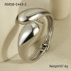Wholesale Jewelry Stainless Steel 18K Gold Plated Geometric Open Bracelet
