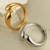 Wholesale Jewelry Stainless Steel 18K Gold Plated Geometric Open Bracelet