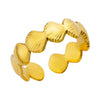 Wholesale Jewelry Stainless Steel 18K Gold Plated Starfish Ring For Ladies With Animal Zodiac Pattern