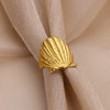 Wholesale Jewelry Stainless Steel 18K Gold Plated Starfish Ring For Ladies With Animal Zodiac Pattern