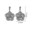 Wholesale Jewelry Stainless Steel 18K Goldplated Creative Flower Pendant Necklace
