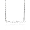 Wholesale Jewelry Stainless Steel Letter Handpainted Snake Bone Chain Necklace