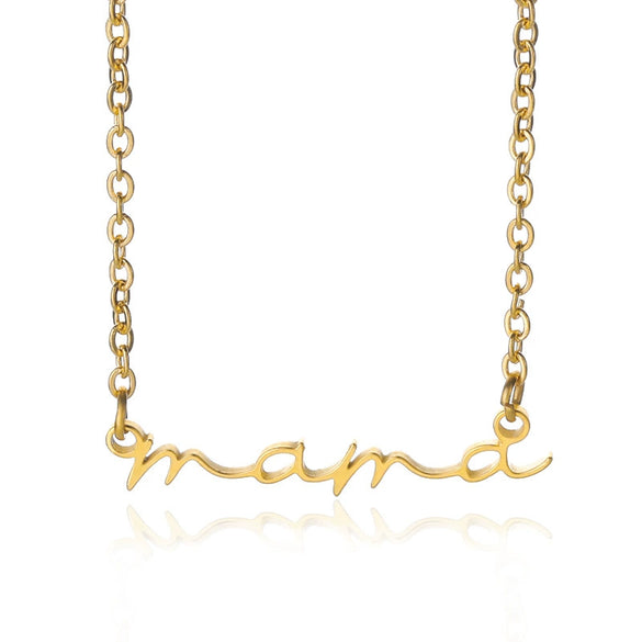 Wholesale Jewelry Stainless Steel Letter Handpainted Snake Bone Chain Necklace