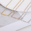 Wholesale Jewelry Stainless Steel Letter Handpainted Snake Bone Chain Necklace