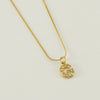 Wholesale Jewelry 316L Stainless Steel Letter Necklace Gold Plated With Diamond Egg S Chain For Women