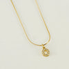 Wholesale Jewelry 316L Stainless Steel Letter Necklace Gold Plated With Diamond Egg S Chain For Women
