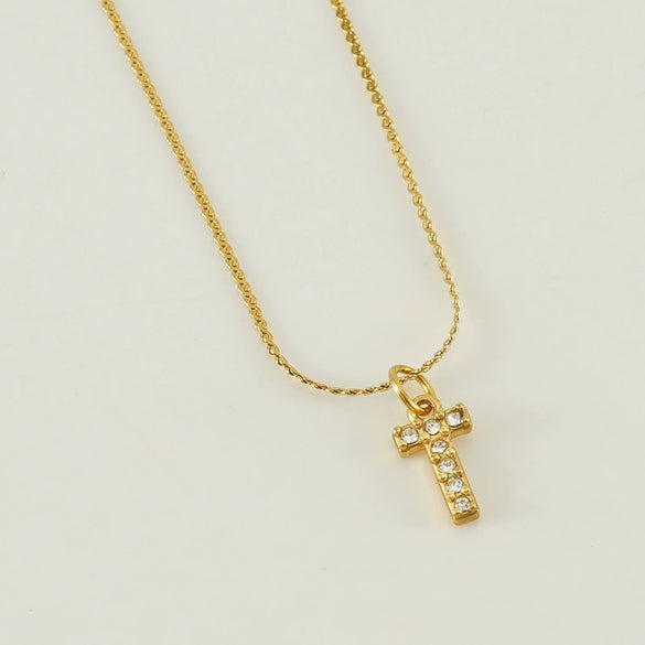 Wholesale Jewelry 316L Stainless Steel Letter Necklace Gold Plated With Diamond Egg S Chain For Women