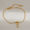Wholesale Jewelry Stainless Steel Letter Pendant Love Knot Bracelet Electroplating For Women