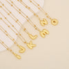 Wholesale Jewelry Stainless Steel Letter Pendant Necklace With Electroplating
