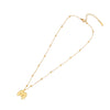 Wholesale Jewelry Stainless Steel Letter Pendant Necklace With Electroplating