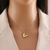 Wholesale Jewelry Stainless Steel Letter Pendant Necklace With Electroplating