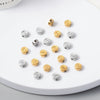 Wholesale Jewelry Stainless Steel Letter Round Perforated Beaded Accessories For Necklace And Bracelet With Electroplating