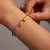 Wholesale Jewelry 316L Stainless Steel Light Luxury Oil Dripping Clavicle Chain And Bracelet