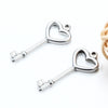 Wholesale Jewelry Stainless Steel Love Hollow Key Pendant Vacuum Electroplated Gold