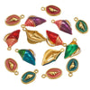 Wholesale Jewelry Stainless Steel Marine Series Pendant With Mermaid Shell And Sea Star Design Electroplated