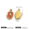Wholesale Jewelry Stainless Steel Marine Series Pendant With Mermaid Shell And Sea Star Design Electroplated