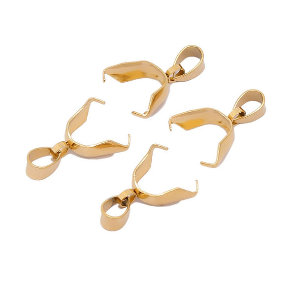 Wholesale Jewelry Stainless Steel Melon Seed Buckle Electroplated Allmatch Pendant Buckle