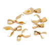 Wholesale Jewelry Stainless Steel Melon Seed Buckle Electroplated Allmatch Pendant Buckle