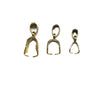Wholesale Jewelry Stainless Steel Melon Seed Buckle Electroplated Allmatch Pendant Buckle