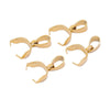 Wholesale Jewelry Stainless Steel Melon Seed Buckle Electroplated Allmatch Pendant Buckle