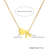 Wholesale Jewelry Stainless Steel Minimalist Love Water Drops Bells Pendant Necklace Bracelet Set With Electroplating