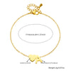 Wholesale Jewelry Stainless Steel Minimalist Love Water Drops Bells Pendant Necklace Bracelet Set With Electroplating