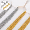 Wholesale Jewelry Stainless Steel O Word Chain Original Design Geometric Electroplating Diy Christmas Accessories Making Materials