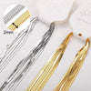 Wholesale Jewelry Stainless Steel O Word Chain Original Design Geometric Electroplating Diy Christmas Accessories Making Materials